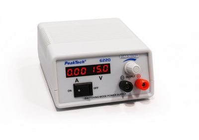 PeakTech 6220 HAKKURITEHOLÄHDE 1,5-15VDC 2A