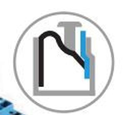 RELEKANTA DIN-KISKO FINDER 40 (8P) Jousiliitoksilla