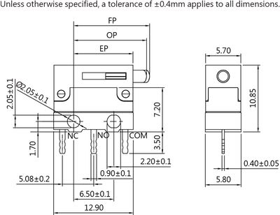 MIKROKYTKIN 5A 125/250 VAC MIKROKYTKIN 5A 125/250 VAC
