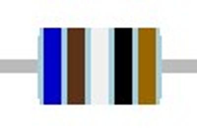 METALLIKALVOVASTUS 0,6W: 619ohm