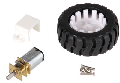 METALLIVAIHTEISTOLLINEN MIKROMOOTTORI PYÖRÄLLÄ 6V 300RPM