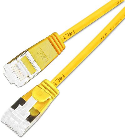 CAT6A 10G OHUT VERKKOKAAPELI U/FTP 1,5m keltainen