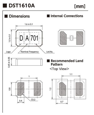 KIDE SMD 32.768kHz 12.5PF 1610 KIDE SMD 32.768kHz 12.5PF 1610
