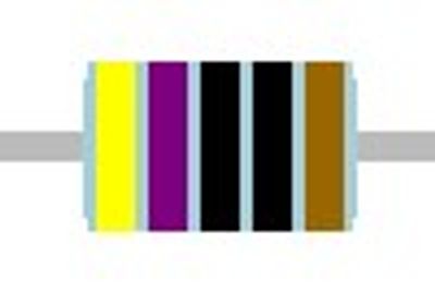 METALLIKALVOVASTUS 0,17W: 470ohm