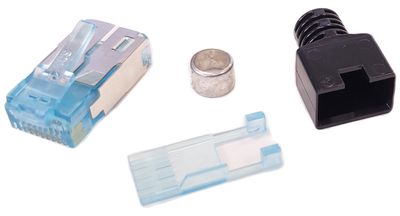 RJ45 (8P8C)-LIITIN CAT5 SUOJATTU