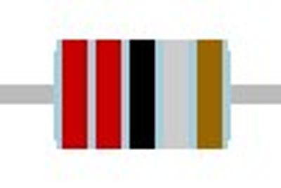 METALLIKALVOVASTUS 0,6W: 2,2ohm