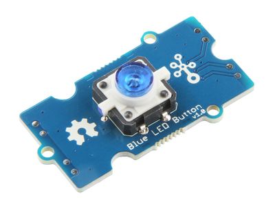 Grove Blue LED Button