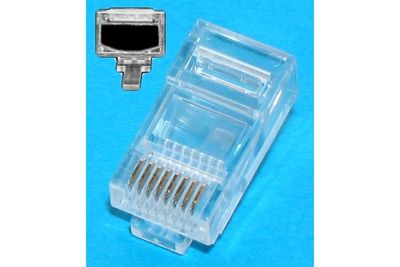 RJ45 (8P8C)-LIITIN PURISTETTAVA UTP CAT5e RJ45 (8P8C)-LIITIN PURISTETTAVA UTP CAT5e