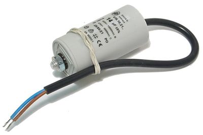 KÄYNTIKONDENSAATTORI 14µF JOHDOILLA KÄYNTIKONDENSAATTORI 14µF JOHDOILLA