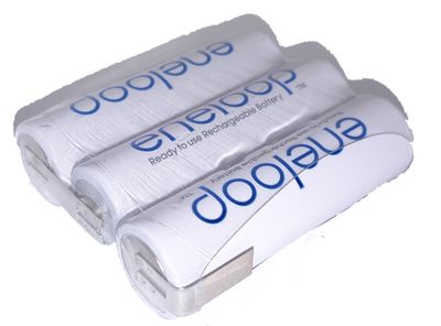 3XAA ENELOOP KENNOPAKETTI 3,6V 2000mAh