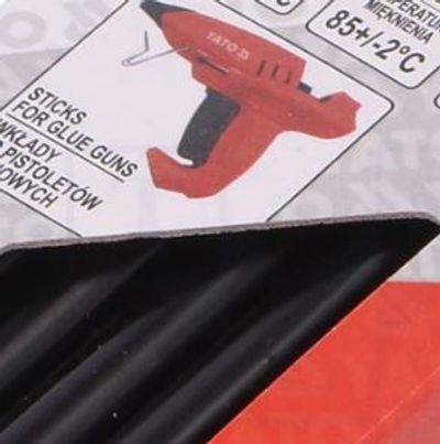 KUUMALIIMATANKO 7mm MUSTA 12kpl KUUMALIIMATANKO 7mm MUSTA 12kpl