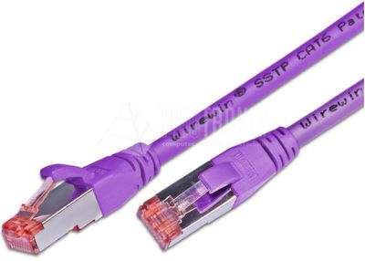 CAT6 VERKKOKAAPELI SUOJATTU S/FTP 3m violetti