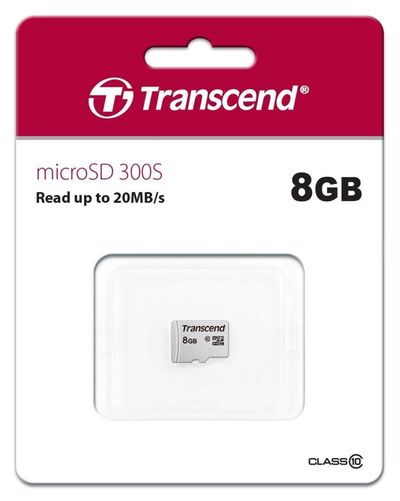 Transcend 300S 8GB microSDHC MUISTIKORTTI
