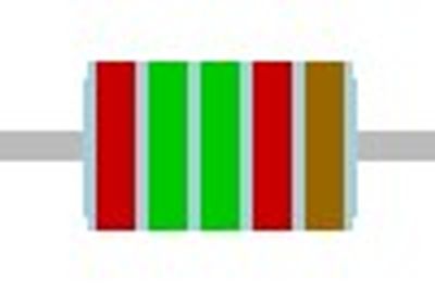 METALLIKALVOVASTUS 0,6W: 25,5kohm