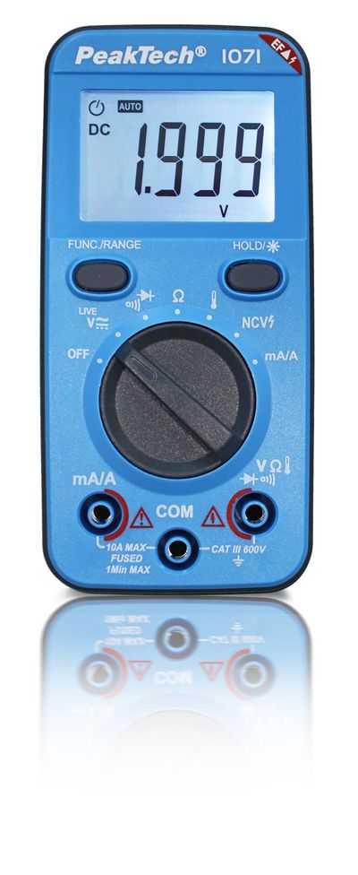 PeakTech 1071 600V AC/DC YLEISMITTARI