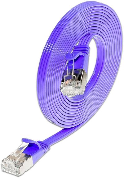 CAT6 LITTEÄ VERKKOKAAPELI U/FTP 3,0m violetti CAT6 LITTEÄ VERKKOKAAPELI U/FTP 3,0m violetti