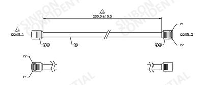 SATA-150 KAAPELI KULMA 0,2m SATA-150 KAAPELI KULMA 0,2m