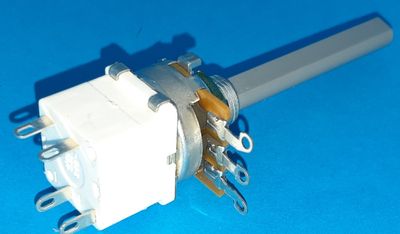 POTENTIOMETRI KYTKIMELLÄ MONO 6,3mm  0,4W LIN 10kohm