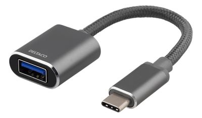 USB-C OTG-adapteri, musta