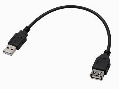 USB 2.0 jatkokaapeli A-uros – A-naaras 250 mm