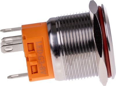 Joy-IT PAINOKYTKIN LED PUNAINEN 3A