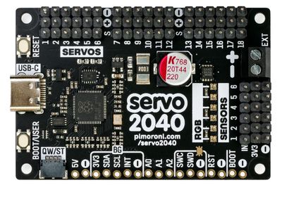 Pimoroni Servo 2040 - 18-kanavainen servo-ohjain