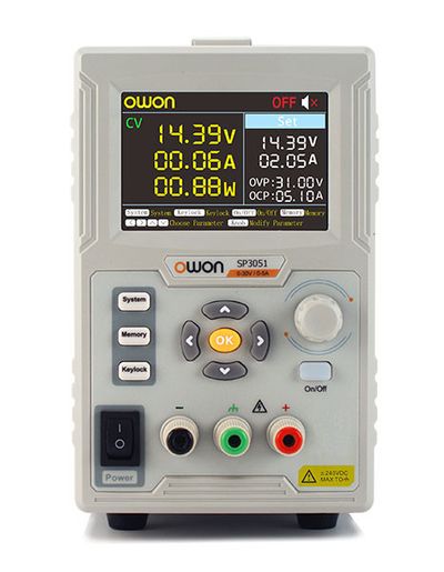 Owon SP3051 TEHOLÄHDE 0-30V/0-5A 150W