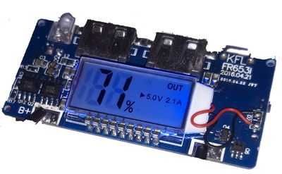 DC/DC-MUUNNIN 3,6 -5V 2,1A USB-A