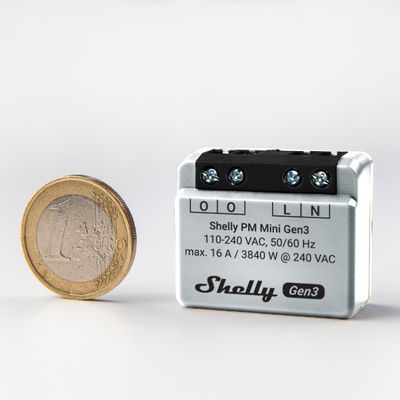 Shelly PM Mini Gen3 WiFi TEHOMITTARI 16A