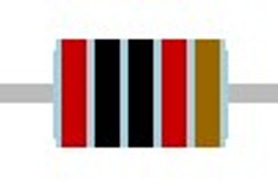 METALLIKALVOVASTUS 0,6W: 20kohm METALLIKALVOVASTUS 0,6W: 20kohm