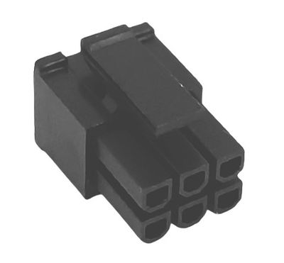 3,0mm 6pole female wire UL 94V-0