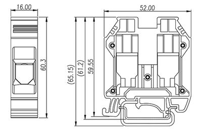 Dinkle DK35H, SLFTB C2, 1kV 150A, screw, 2.5-50mm2, BG