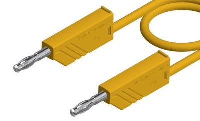 4mm BANAANIJOHTO KELTAINEN 1m 4mm BANAANIJOHTO KELTAINEN 1m