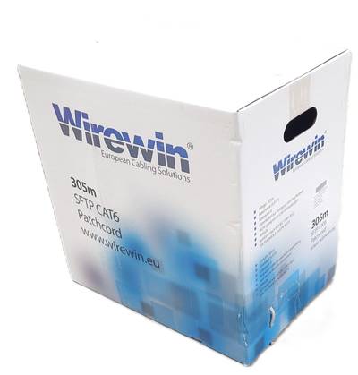 MONISÄIKEINEN PARIKAAPELI CAT6 4x2 SUOJATTU 305m laatikko MONISÄIKEINEN PARIKAAPELI CAT6 4x2 SUOJATTU 305m laatikko