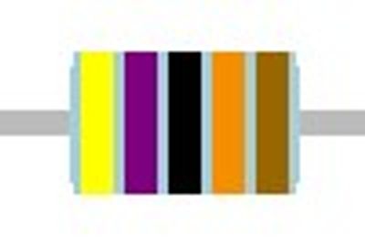 METALLIKALVOVASTUS 0,17W: 470kohm