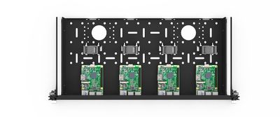 RASPBERRY PI 1U RACKMOUNT HYLLY NELJÄLLE TIETOKONEELLE