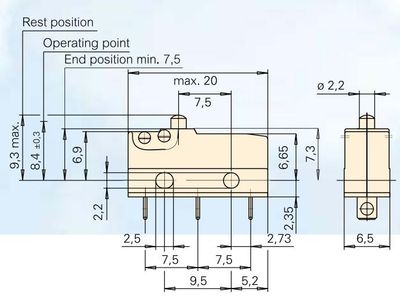 MIKROKYTKIN 10A 50V MIKROKYTKIN 10A 50V