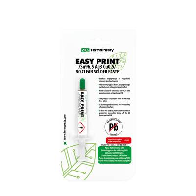 AG TermoPasty Easy Print ART.AGT-028 – lyijytön juotospasta 6 g AG TermoPasty Easy Print ART.AGT-028 – lyijytön juotospasta 6 g
