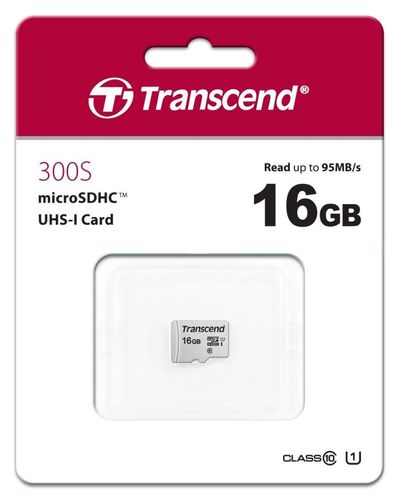 Transcend 300S 16GB microSDHC MUISTIKORTTI