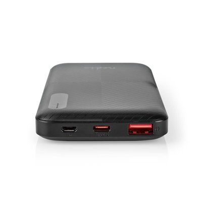 MATKA-AKKU 1x USB-A 1x USB-C 5V 10Ah musta