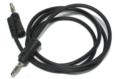 4mm BANAANIJOHTO MUSTA 0,95m