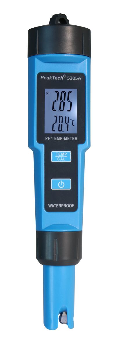 PeakTech 5305A PH/LÄMPÖ MITTARI NESTEILLE
