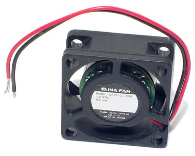 TUULETIN 12VDC 25x10 VAPO-LAAKEROITU