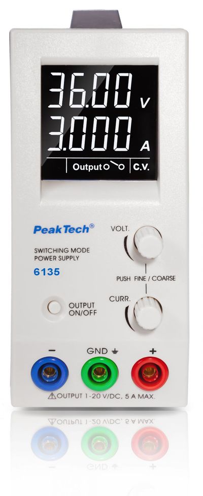 PeakTech 6135 TEHOLÄHDE 1CH 1-36VDC 3A PeakTech 6135 TEHOLÄHDE 1CH 1-36VDC 3A