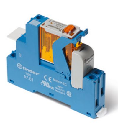 RELEMODUULI DIN-KISKO 24VDC 16A 1-VAIHTO