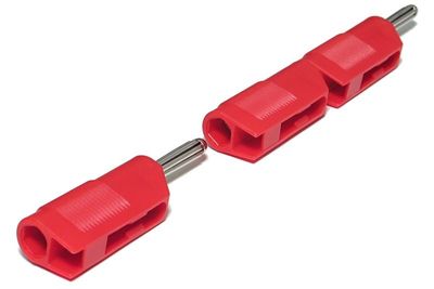 4mm 30A 60V BANAANILIITIN PUNAINEN
