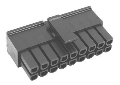 3,0mm 18pole female wire UL 94V-0