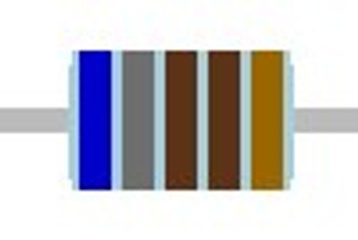 METALLIKALVOVASTUS 0,6W: 6,81kohm