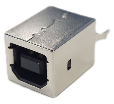 USB-B pysty naaras piirilevylle