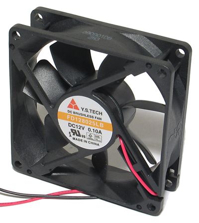 TUULETIN 12VDC 80x25 KUULALAAKEROITU